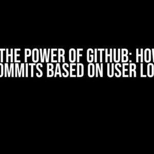 Unlock the Power of GitHub: How to Get User Commits Based on User Logged In